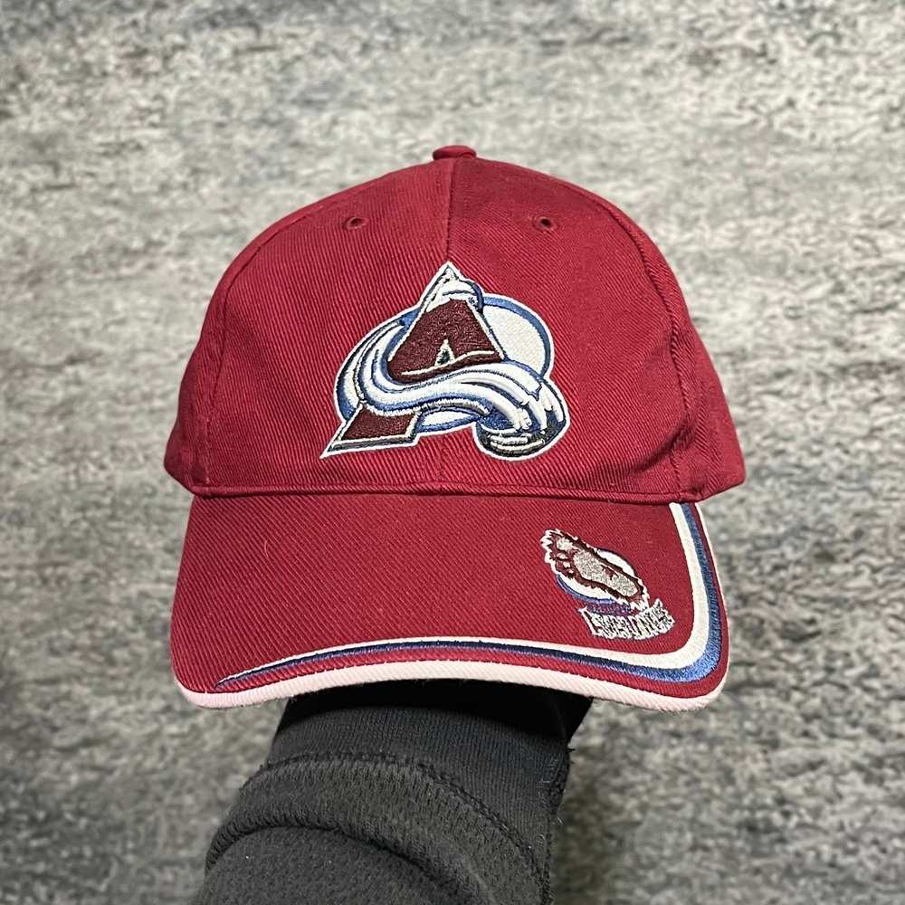 Vintage 90s Colorado Avalanche Hat Twins Enterprise NHL Embroidered Logo Cap